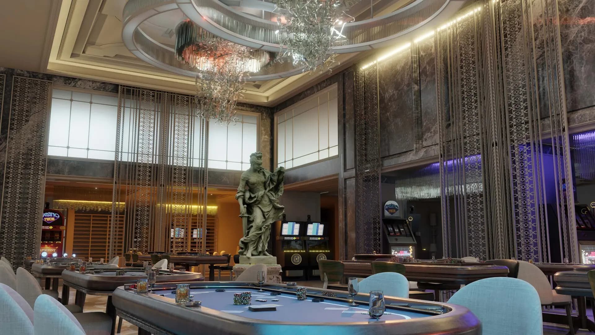 Modern architecture building exterior